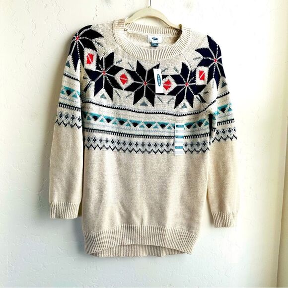 NWT Old Navy Kids Multicolored Sweater Size 10/12 - Picture 1 of 9